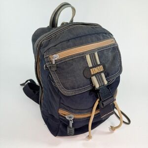 Hedgren Mini Backpack Navy Blue Nylon Travel Daypack Small Outdoor Bag